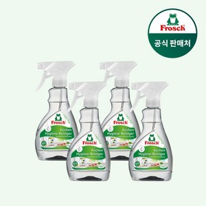 [공효진 세제] 프로쉬 독일 냉장고 키친 클리너 300ml 단품 청소 세제, 4개