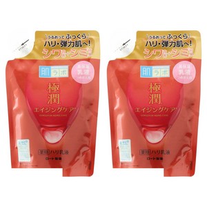 하다라보 고쿠쥰 에이징 케어 탄력 로션 리필용, 140ml, 2개