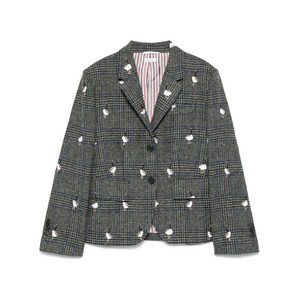 톰 브라운 프린스 오브 웨일즈 헌팅 트위드 블레이저
