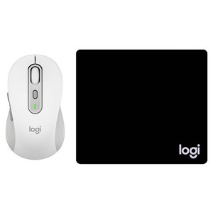 로지텍 무선마우스 + 마우스 패드 일반형