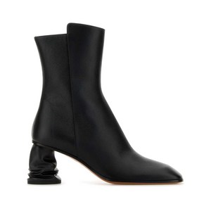 알렉산더맥퀸 가죽 부츠 70mm, Italy 37.5(KR 245), 블랙계열