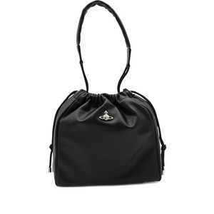 비비안웨스트우드 구체 장식 드로스트링 숄더 백