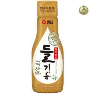 샘표 일편단심 국산 들기름, 200ml, 2개