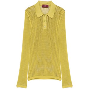 구찌 엠보스드 메시 폴로 셔츠