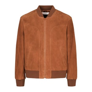 셀린느 골지 트리밍 스웨이드 재킷, 브라운계열, IT/FR 56(KR 120)