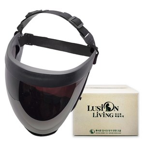 [루시온리빙] 2방향 논슬립 밴드 김서림방지 안면고글, 2방향 논슬립밴드 [진한 차광 와인컬러렌즈], 2개