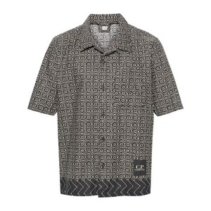 C.P.컴퍼니 바자 프린트 코튼 셔츠