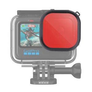 고프로 13 12 11 10 9 레드필터 정품 방수하우징 전용 텔레신