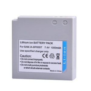 1000mAh BP85ST IA-BP85ST 삼성 호환 SC-HMX10 SC-HMX20 VP-HMX08 VP-HMX10 VP-HMX10C VP-HMX20C VP-MX10 VP-MX, 02 1 Battey, 1개