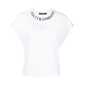 돌체앤가바나 로고 자수 티셔츠, 화이트계열, Standard S(KR 55)