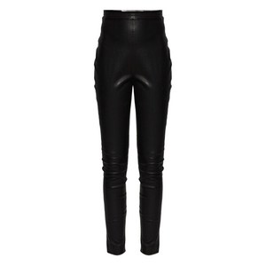 발망 지퍼 레더 팬츠