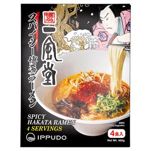 잇푸도 스파이시 하카타 라멘 4개입, 1개