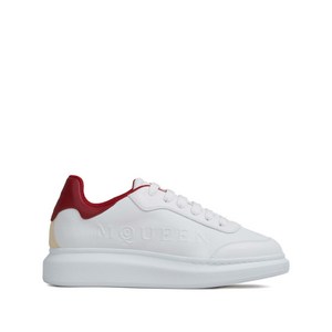 알렉산더맥퀸 오버사이즈 엠보스드 스니커즈, Italy 45(KR 300), 화이트계열+레드계열