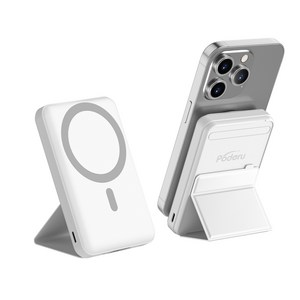 Podoru 맥세이프 보조배터리 PD22.5W 고속충전 10000mAh 대용량 무선 아이폰 보조베터리 휴대용 거치대
