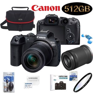 CANON EOS R7 18-150mm F3.5-6.3 IS STM KIT+SD512GB+정품가방+KENKO AIR UV 필터+크리닝킷+LCD필름+리더기 고용량 풀패키지