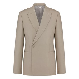 디올 아이콘 오블리크 싱글 버튼 캐시미어 울 블레이저, 베이지계열, IT/FR 48(KR 100)