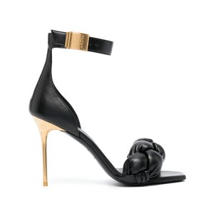 발망 로고 장식 오픈 토 샌들, Europe 37(KR 240), 블랙계열