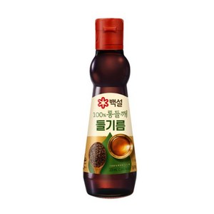 백설 100% 통들깨 들기름, 320ml, 3개