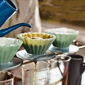 오리가미 드리퍼 에어S 6color 펠로우 드립퍼 origami 핸드드립 커피, 블랙, 1개