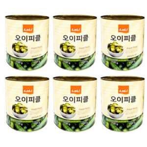 라리 오이피클 슬라이스 3.1kg, 6개