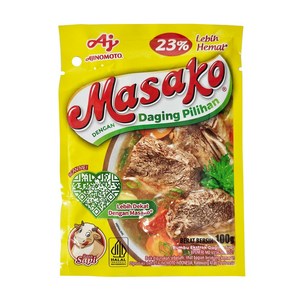 인도네시아 AJINOMOTO 마사코 라사 사삐 100g 할랄 HALAL / 소고기육수 아지노모토 Masako Rasa Sapi, 1개