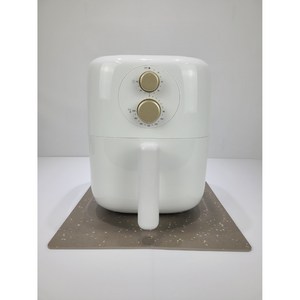 에어프라이어받침 깔개 열차단 상판보호 독일모티프매트 플러스, 1개, 2 브라운 도트