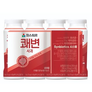 [메가마트]파스퇴르 쾌변 요구르트 사과 150ml, 4개