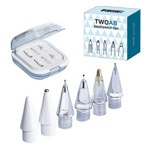 투에이비 애플 펜슬 호환 교체용 펜촉 SET