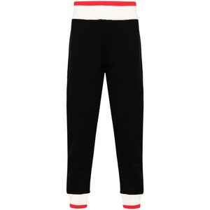 알렉산더맥퀸 로고 프린트 스트랩 트랙팬츠, 블랙계열, Standard L