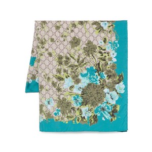 구찌 플로럴 GG 패턴 스카프