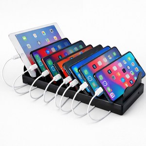 팝폰 8포트 확장가능 테이블오더 화재방지 업소용 초고속 멀티충전기 TC71