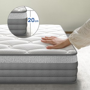 SweDrea 침대 무음 포켓스프링 두툼한 토퍼 매트리스