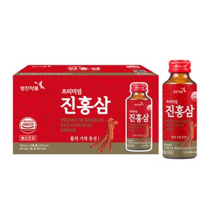 영진 프리미엄 진홍삼 홍삼음료, 50개, 100ml