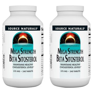 소스내츄럴스 메가 스트랭스 베타 시토스테롤 375mg 타블렛, 240정, 2개
