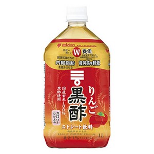 미즈칸 사과 흑초 스트레이트 음료, 1L, 1개