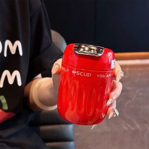 Ait 미니 휴대용 보온보냉 텀블러 220ml, 220ml, 레드, 1개