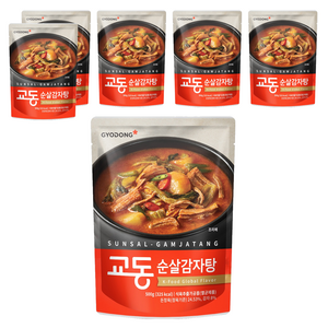 교동식품 교동 순살 감자탕, 500g, 6개
