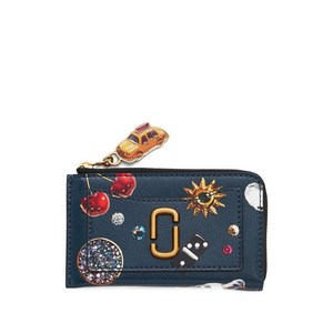 마크제이콥스 트링켓 프린트 레더 지퍼 지갑