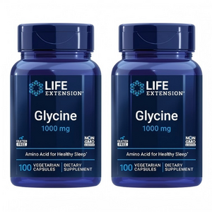 라이프익스텐션 글리신 1000mg 베지테리안 캡슐, 100정, 2개