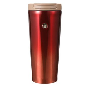 스타벅스 배지 그라데이션 플립 보온병