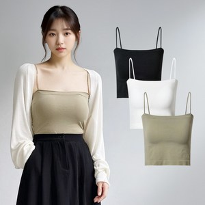 제너럴에이 캡나시 3p 세트 브라캡 나시 브라탑 캡내장 끈나시 탱크탑 이너탑