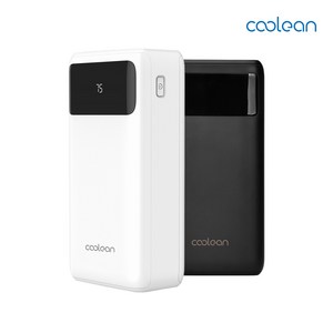쿨린 고속충전 대용량 보조배터리 50000mAh MS-0350, 화이트 20W(케이스 별도)