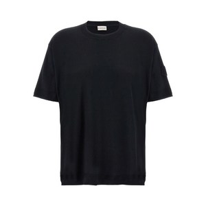 몽클레르 로고 패치 티셔츠, 블랙계열, Standard XL(KR 104-185)