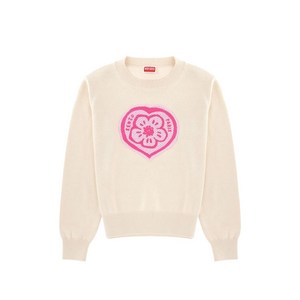 겐조 보크 하트 케이블 니트 스웨터, 베이지계열, Standard XS