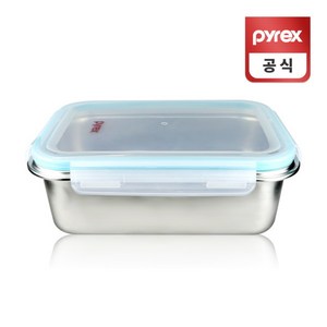 파이렉스 스테인리스 스틸 밀폐용기 2250ml, 1개, 단품