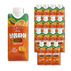 말리 남쏨타이 오렌지, 330ml, 12개