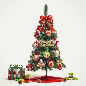 크리스마스트리 풀세트 90cm 장식 소품 나무 미니 설치 조명 크리스마스대형장식