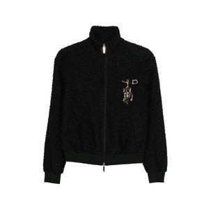 엠포리오아르마니 아플리케 지퍼 재킷, 블랙계열, Italy 42(KR 66)