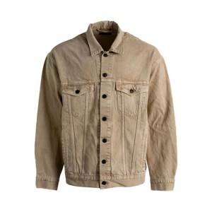 발렌시아가 로고 프린트 데님 재킷, 브라운계열, Numeric 3(KR 110)