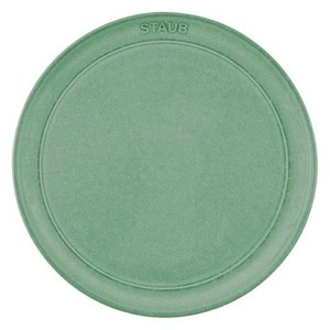 스타우브 에나멜 세라믹 플랫 플레이트 101045, 15 x 2cm, 세이지, 1개